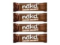 Nakd. Raw Fruit & Nut Bars - Cocoa Delight - 4x35g