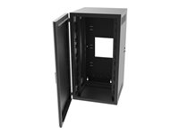 Legrand 26RU Swing-Out Wall-Mount Cabinet with Solid Door Black TAA System cabinet 