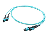 AddOn 3m 2xMPO OM3 Aqua Trunk Cable