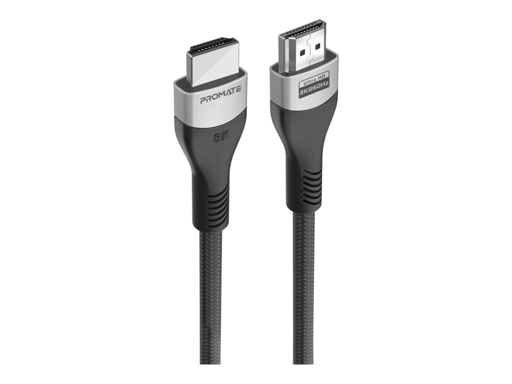 Promate PrimeLink8K-300 HDMI cable with Ethernet 3 Product shot Front 79650