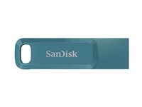 SanDisk Ultra Dual Drive Go 256GB USB 3.2 Gen 1 / USB-C USB stick Blå