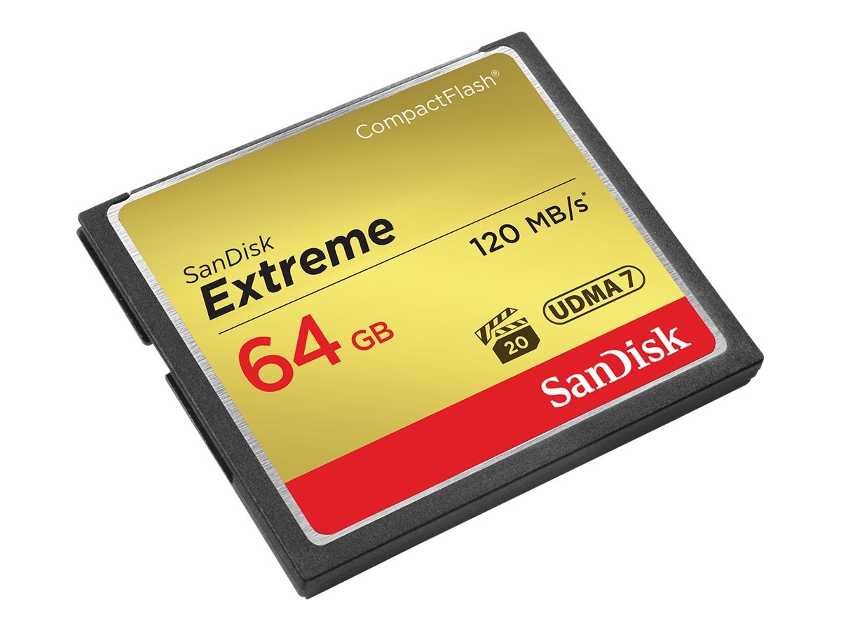 SanDisk Extreme - paměťová karta flash - 64 GB - CompactFlash