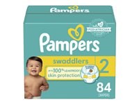 Pampers Swaddlers Diapers - Size 2 - 84's