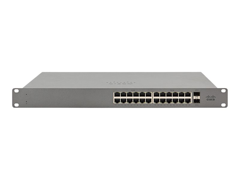 Cisco Meraki Go GS110-24P - switch - 24 portar - Administrerad - rackmonterbar