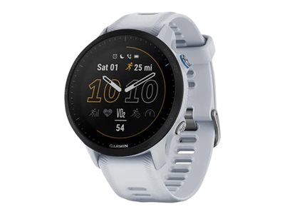 Garmin Forerunner 955 Whitestone sport watch with strap silicone whitestone 
