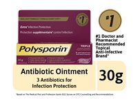 Polysporin Triple Antibiotic Ointment - 30g