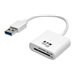Eaton Tripp Lite Series USB 3.0 SuperSpeed SD/Micro SD Memory Card Media Reader with Built-In Cable, 6 in