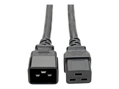 Tripp Lite 2ft Power Cord Extension Cable C19 to C20 Heavy Duty 20A 12AWG 2' 6-pack 6pc
