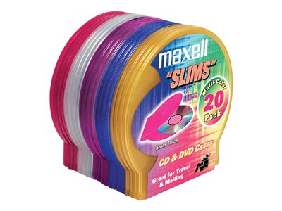 Maxell - Storage CD slim jewel case