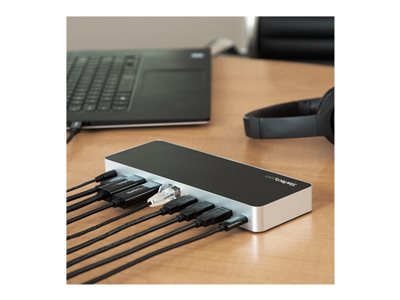 StarTech.com Dock USB-C - Station d'accueil USB Type C Triple