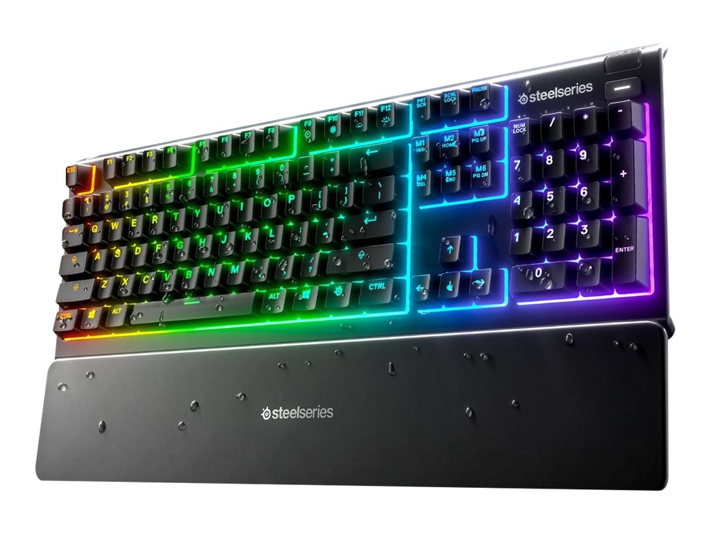 SteelSeries Apex 3 Water Resistant Gaming Keyboard - Black - 64795
