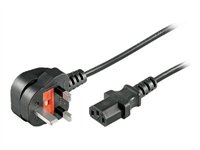 MicroConnect Effekt BS 1363 Strøm IEC 60320 C13 2m Strømkabel