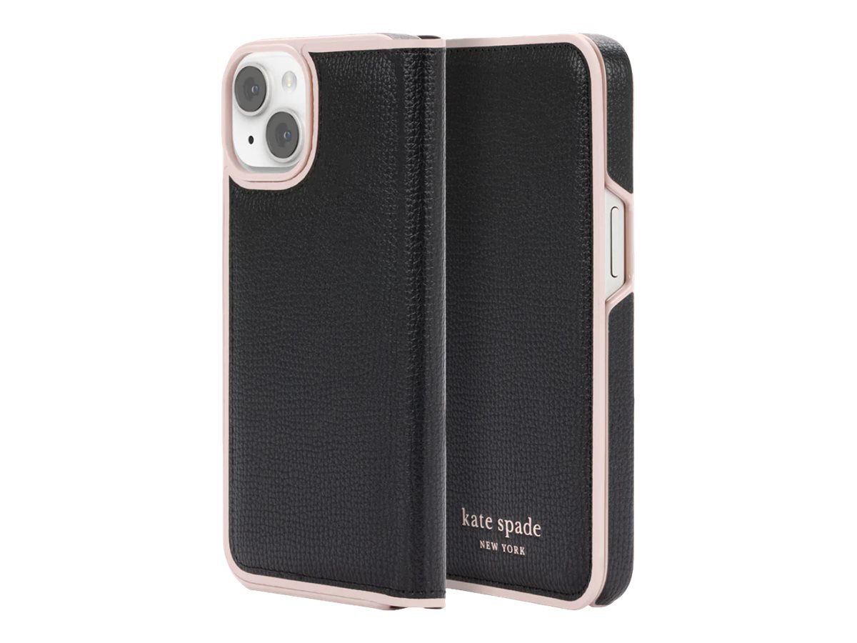 Kate Spade New York Flip Cover for iPhone 14 - Black