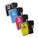 eReplacements EcoTek LC61COMBO-ER - 4-pack - black, yellow, cyan, magenta - remanufactured - ink cartridge (alternative for: Brother LC61Y, Brother LC61C, Brother LC61M, Brother LC61BK)