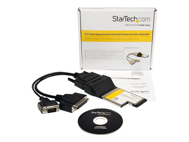 Startech 1S1P 54mm ExpressCard Serial Parallel Combo Card with 16550 ...