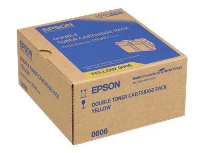 EPSON Toner Double Pack Yellow 7.5kx - C13S050606