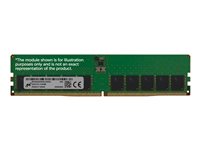Micron - DDR5 - module - 32 GB - DIMM 288-pin - 3200 MHz / PC5-51200 - clocked