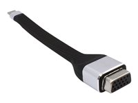 i-Tec USB-C Flat VGA Adapter - external video adapter - black