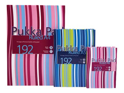 Pukka Pad Stripes Pad A4 192 Pages