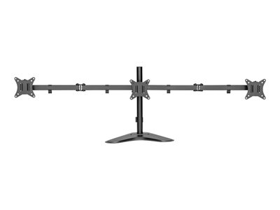 Triple Monitor stand, 17-27, steel, arm length: each 658mm – LogiLink
