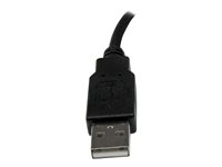 StarTech.com USB 2.0 USB forlængerkabel 15cm Sort