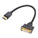 AddOn 5 Pack 8in DisplayPort to DVI-I Adapter Cable