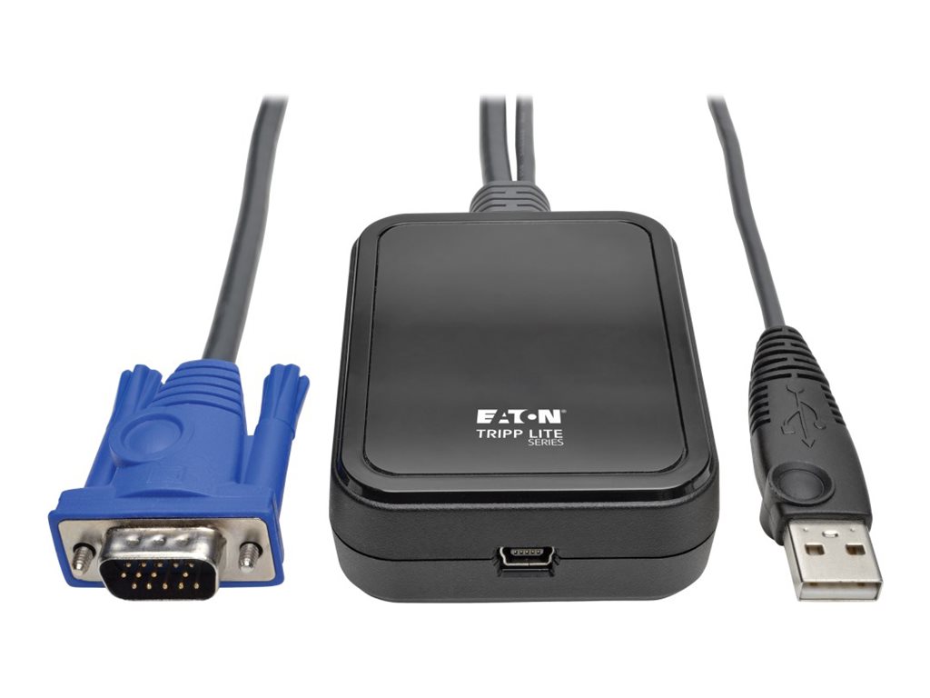 Tripp Lite KVM Console to USB 2.0 Portable Laptop Crash Cart Adapter with File Transfer and Video Capture, 1920 x 1200 @ 60 Hz