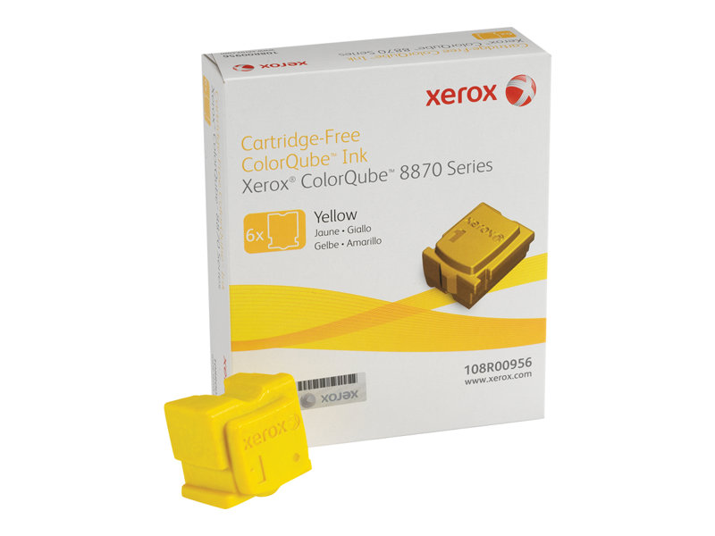 SOLID INK YELLOW (6 STICKS) 8870 – Xerox