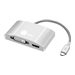SIIG USB-C to 3-in-1 Multiport Video Adapter with PD Charging