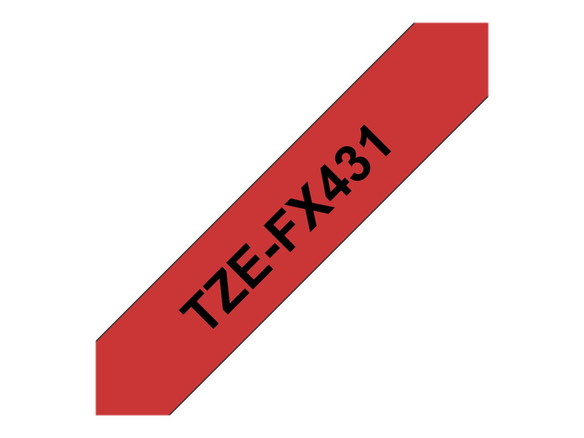 Brother TZe-FX431 laminated tape 1 cassette(s) Roll (1.2 cm x 8 Product shot Front 79800