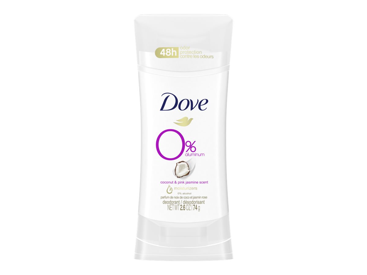Dove 0% Aluminum Coconut Deodorant - Coconut & Pink Jasmine - 74g