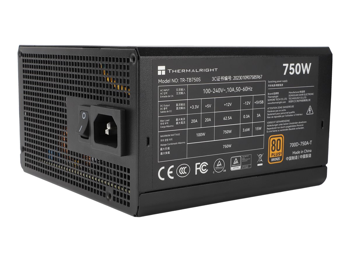 Thermalright TB-750S power supply 750 Product shot Left-angle 79750