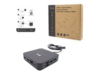 i-Tec - docking station - USB-C / Thunderbolt 3/USB4 - 2 x DP, HDMI - 1GbE