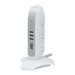 Tripp Lite Surge Protector Tower 5-Outlet with 3 USB Charging Ports 6ft Cord 5-15P White