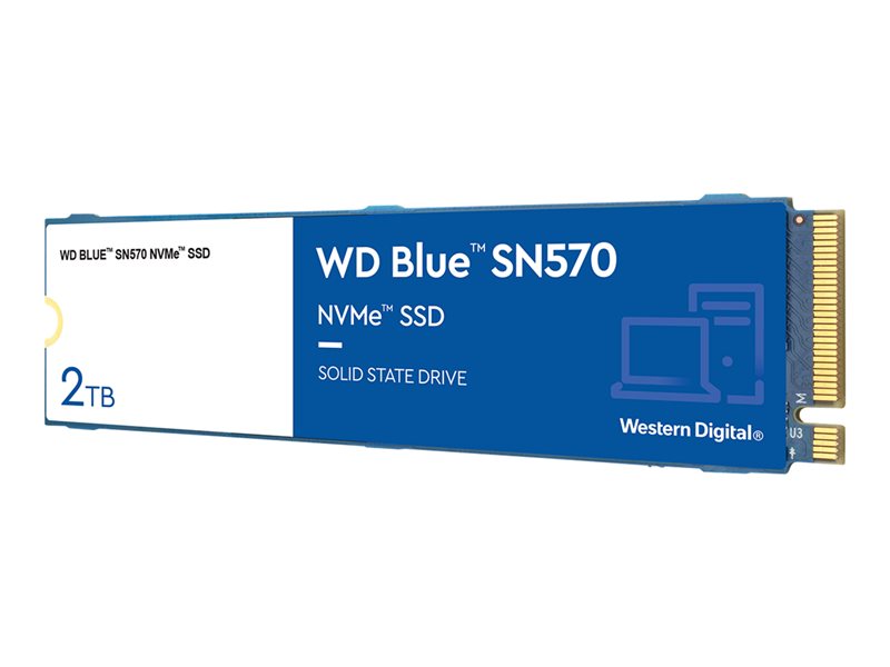 WD Blue SN570 NVMe SSD WDS200T3B0C - SSD - 2 To - PCIe 3.0 x4 (NVMe)