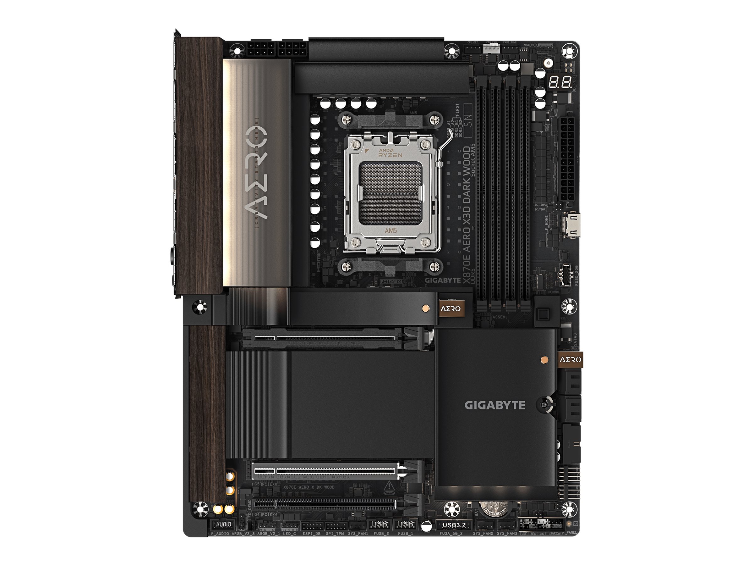 Gigabyte X870E AERO X3D DARK WOOD