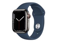 Apple Watch Series 7 (GPS + Cellular) 41 mm Blå Grå Smart ur