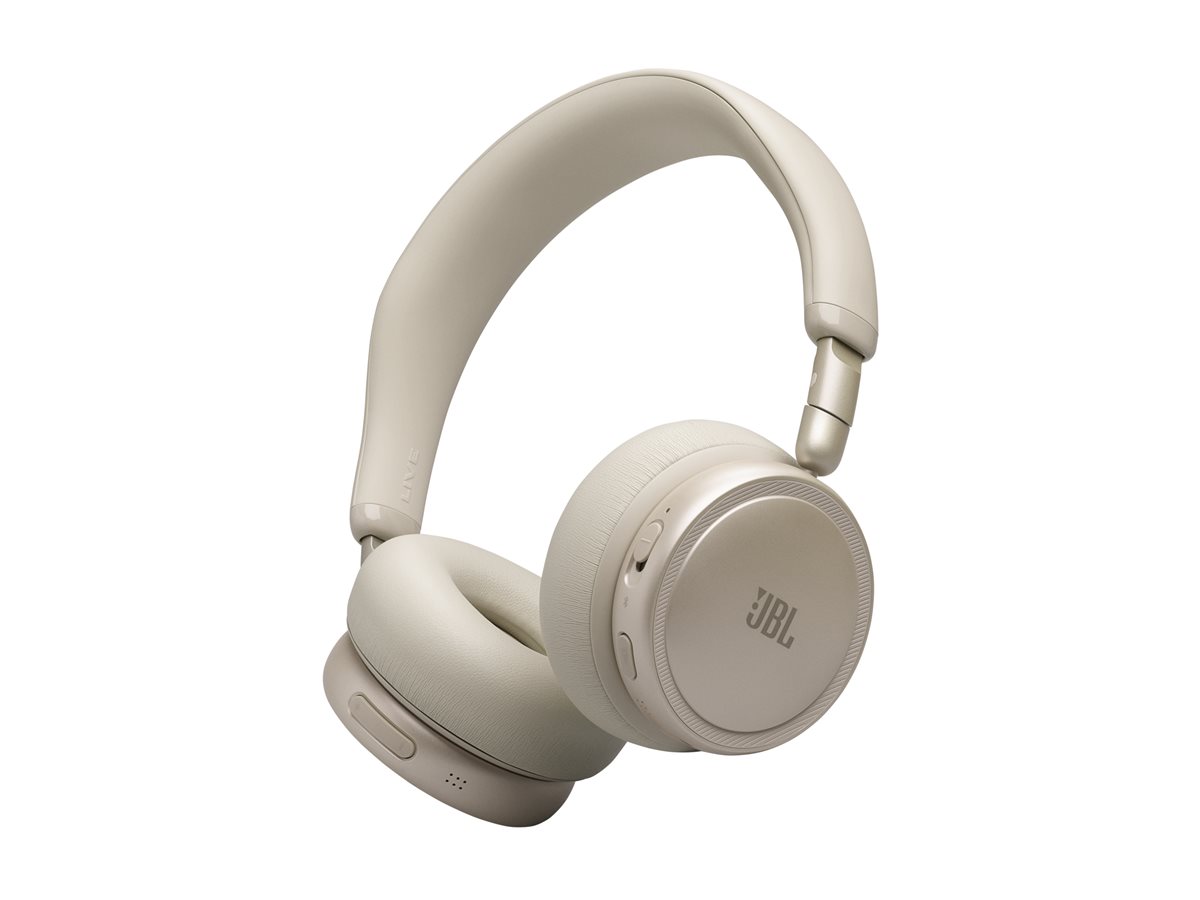 JBL LIVE 680NC Bluetooth Headphones - Champagne - JBLLIVE680NCCPGAM