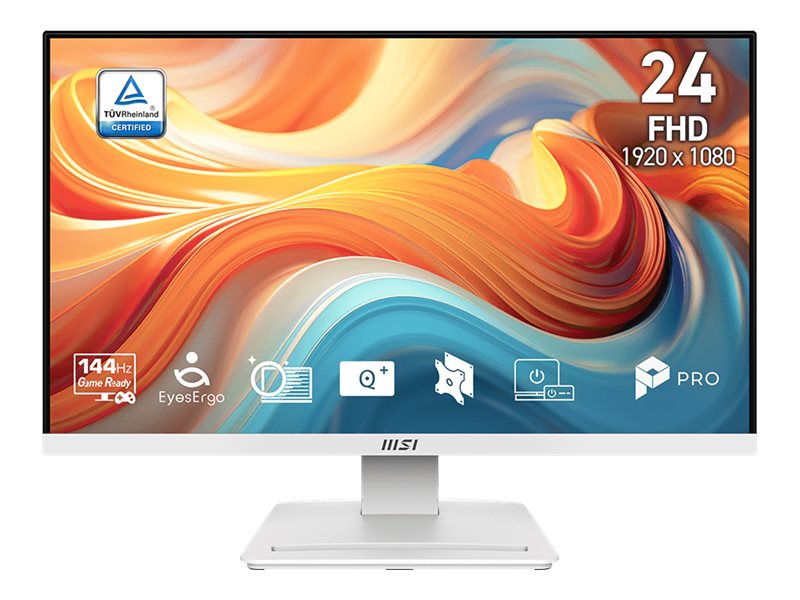 MSI PRO MP241W E14V LED monitor Full HD (1080p) 24 Product shot Front 79575