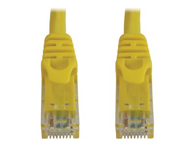 Eaton Tripp Lite Series Cat6a 10G Snagless Molded UTP Ethernet Cable (RJ45 M/M), PoE, Yellow, 6 ft. (1.8 m)
