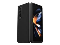 OtterBox Thin Flex Series - Back cover for cell phone - polycarbonate, synthetic rubber, 50% recycled plastic - black - for Samsung Galaxy Z Fold4