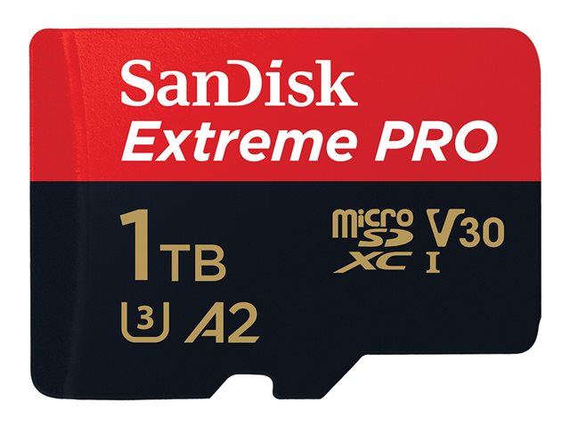 Image of SanDisk Extreme Pro - flash memory card - 1 TB - microSDXC UHS-I