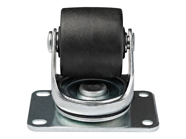 Startech Heavy Duty Casters for Server Racks/Cabinets, Set of 4 Universal M6 2-inch Swivel Caster Kit, 45x75mm Pattern, Replacement Caster Wheels for 
