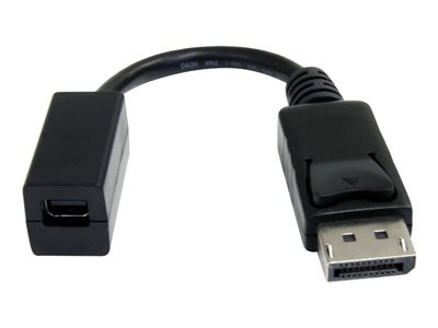 3ft (0.9m) Mini DisplayPort™ to DisplayPort™ Adapter Cable 4K 30Hz - Black, Adapters and Couplers