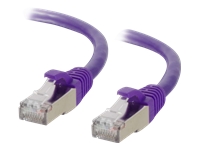 C2G 5ft Cat6 Ethernet Cable - Snagless Shielded (STP) - Purple