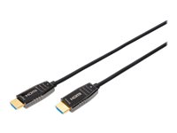 DIGITUS AOC HDMI stik -> HDMI stik 30 m Sort