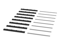 APC NetShelter - Fixation pour rack - noir (pack de 8)