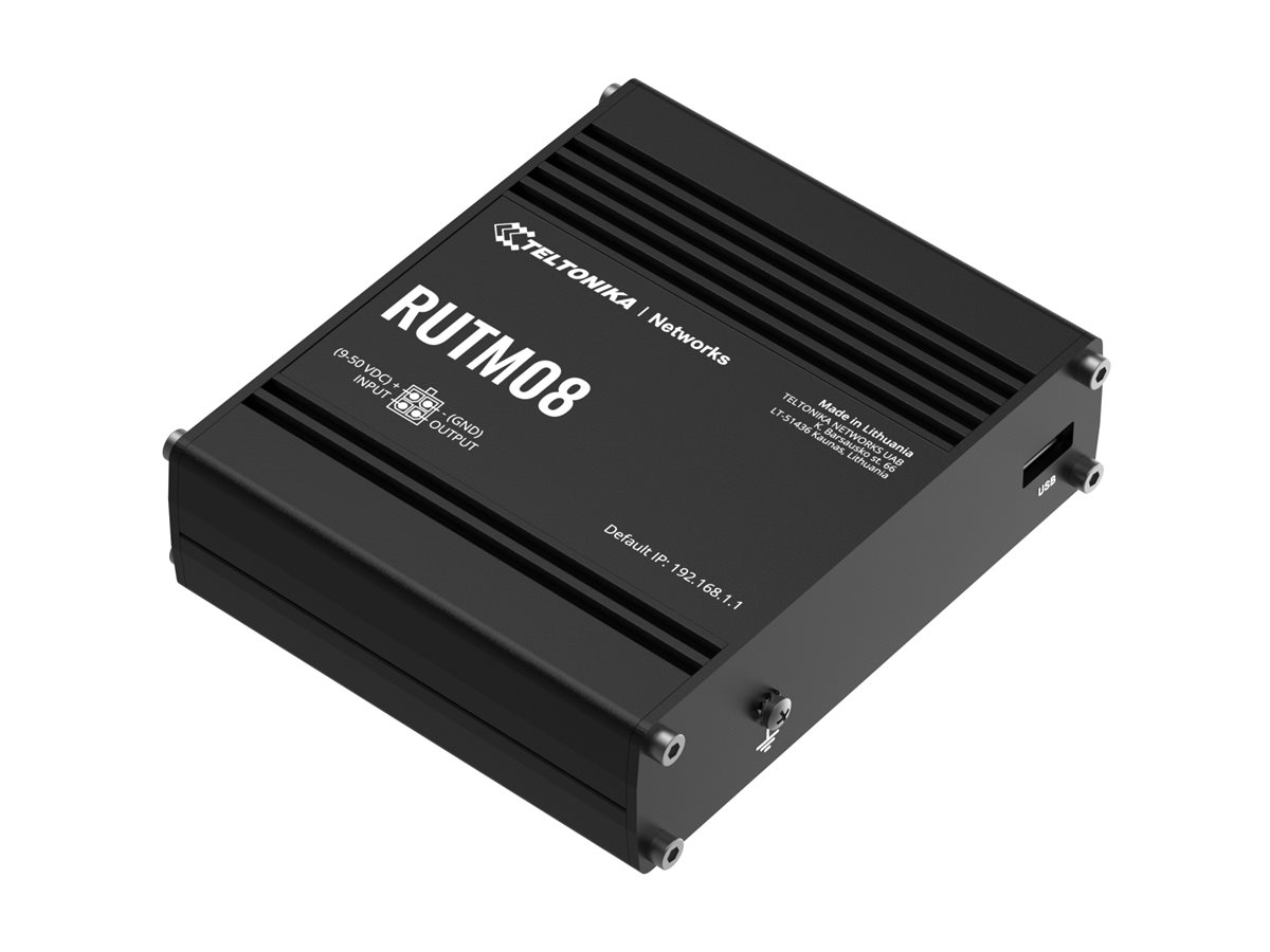 Teltonika RUTM08, router, DIN rail mountable, wall-mountable, surface-mountable