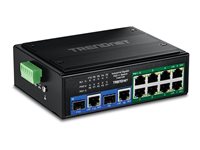 TRENDnet TI-BG108 Switch 10-porte Gigabit Ethernet PoE++