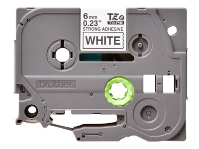 BROTHER RUBAN 6mm Noir/Blanc